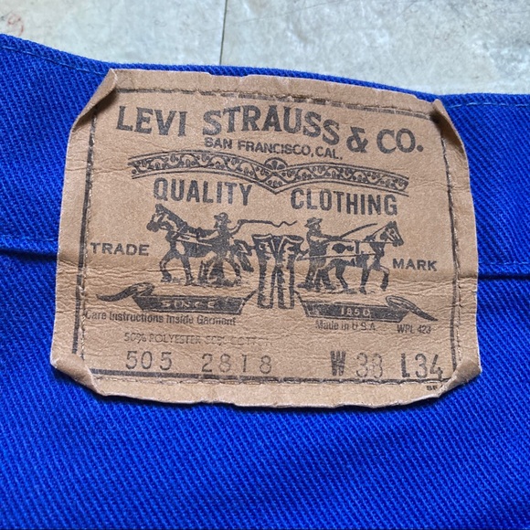 Vintage 505 Levi's Jeans White Tag - Picture 2 of 10